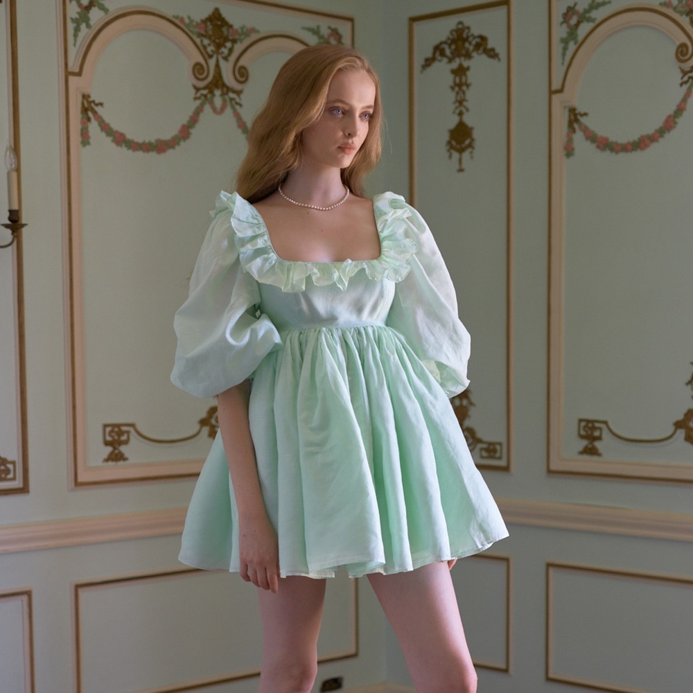 Selkie Milk Jade Mayfair Dress